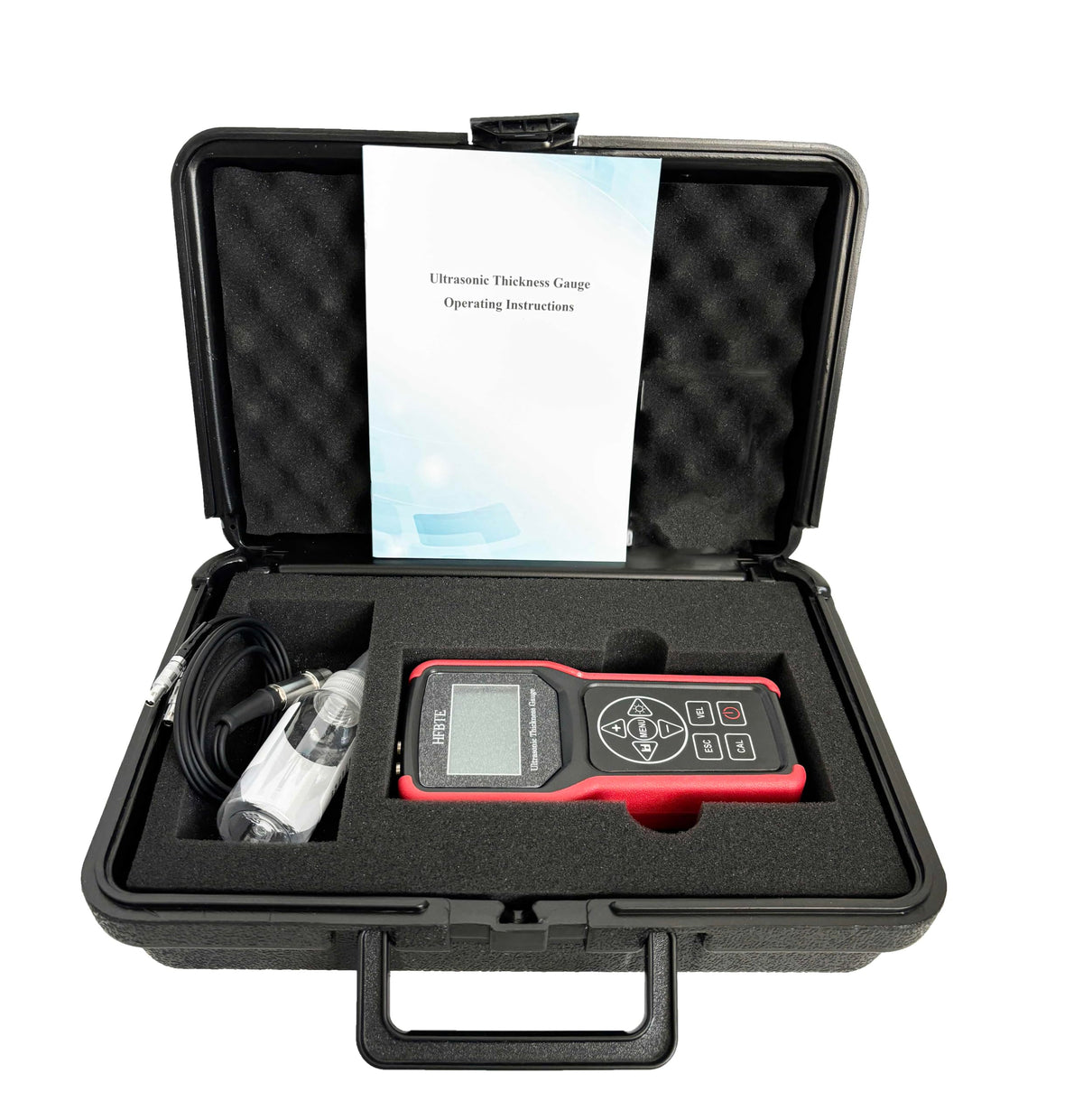 Ultrasonic Thickness Gauge Ultrasonic Thickness Measurement with Measuring Range 0.75 to 400 mm/0.03 to 15.74 Inch Single Point Mode and Scan Mode Resolution 0.1mm/0.01mm Units mm/inch