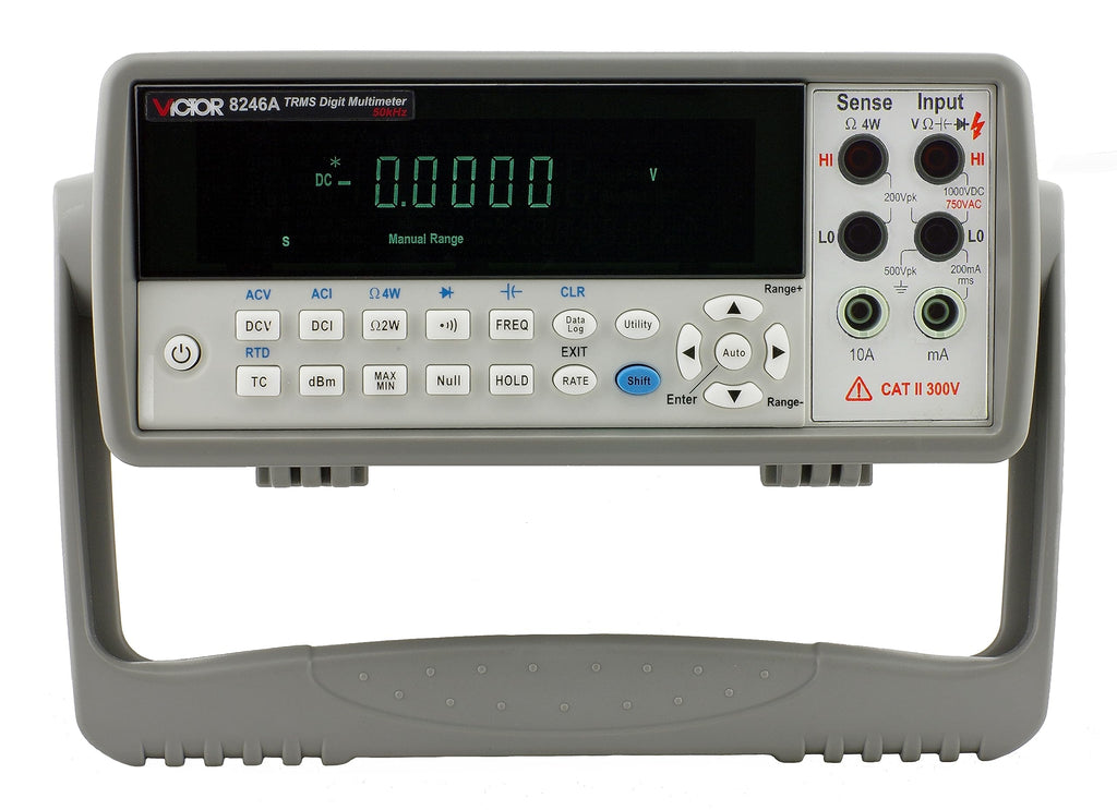 Victor/RuoShui 8145C Digital Bench Multimeter Large LCD Display 22000 Count True RMS Auto Range with USB Electric Digital multimeter(Victor 8145C)