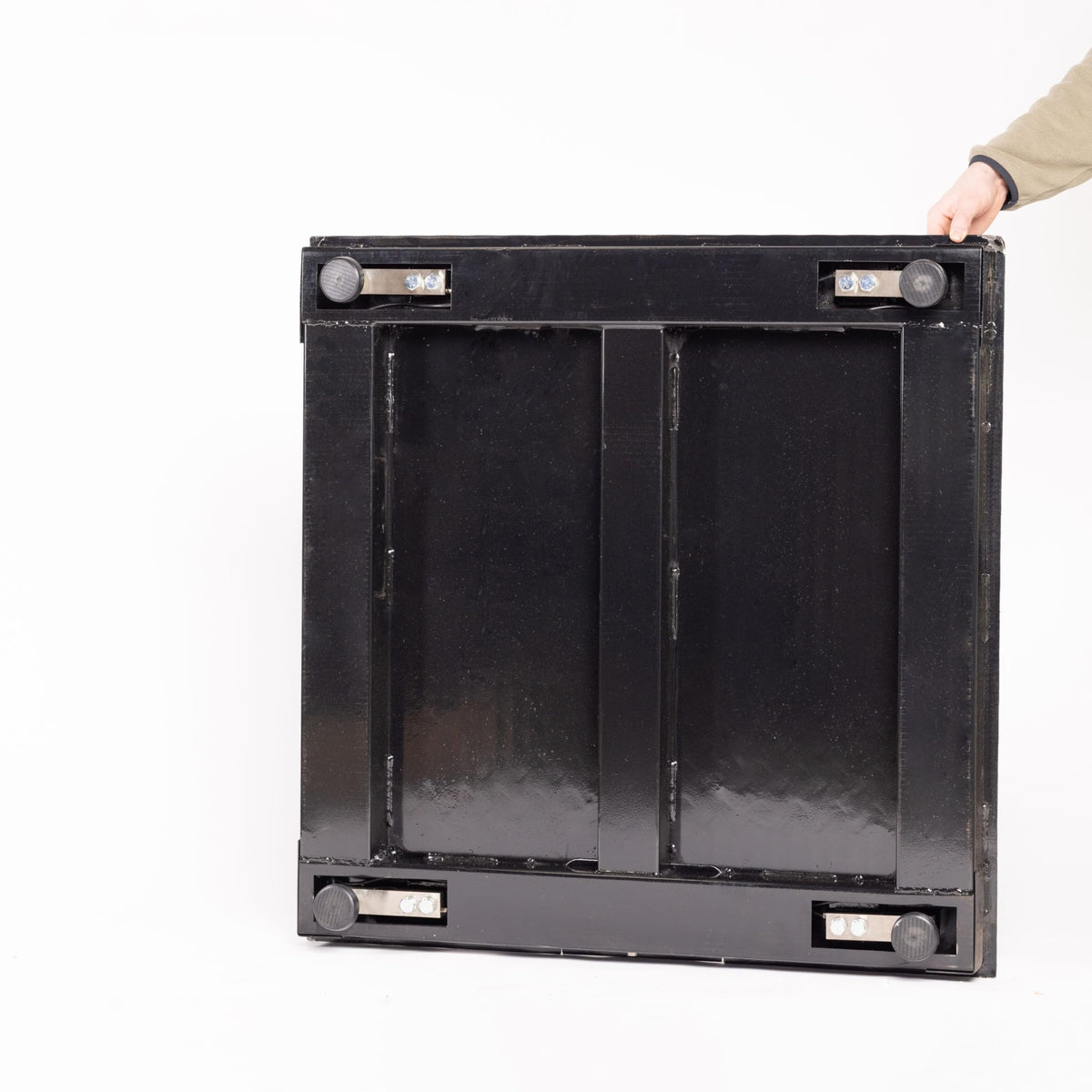 24"x24" Industrial Floor Scale, Heavy-Duty Warehouse Scale with Digital Indicator, Accurate Pallet Scale for Postal Luggage Shipping Mailing Weighing