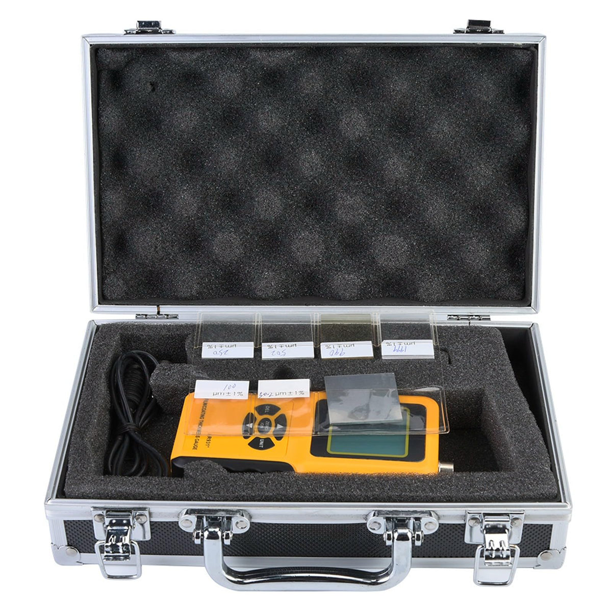 0-1800μm Coating Thickness Meter, Digital Coating Depth with LCD Backlight Display for Precise Measurement