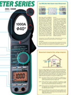 Japan Quality KYORITSU AC/DC Digital Clamp Meters KEW 2055 2056R 6039 Counts with Bar Graph Display High Precision 0.01A Current Pliers Ammeter Voltmeter Resistance Frequency Tester(2055)