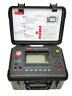 High Voltage Insulation Resistance Meter Tester Megohmmeter with Rated Voltage 100V 250V 500V 1000V 2500V 5000V Insulation Resistance Range 0.01MΩ-10TΩ Resolution 0.01MΩ DC Current 0.1nA-6mA