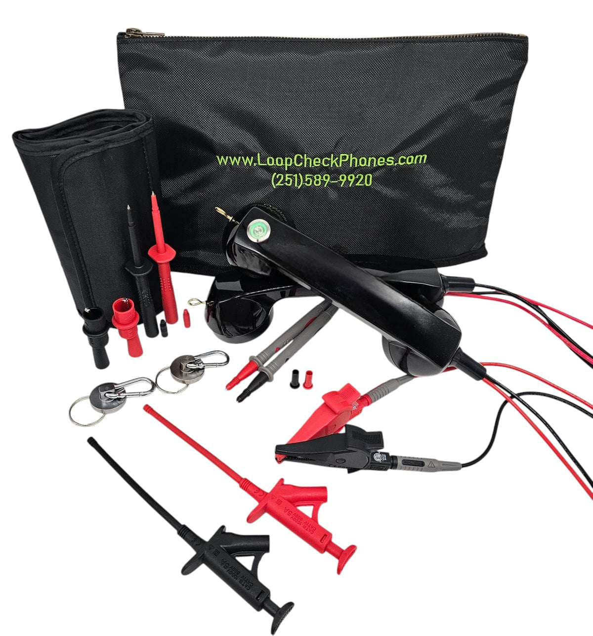 Loop Check® Phones Continuity Test Electrician Phones ME003-NBM with Magnets