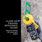 Ideal Electrical Ground Resistance Clamp Meter, Digital Auto-Ranging