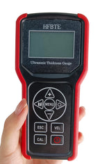 Ultrasonic Thickness Gauge Tester Meter for Metal (Such As Steel Cast Steel Aluminum) Plastic Glass Fiber Glass Etc with Measuring Range 0.75 to 400 mm/0.03 to 15.74 Inch