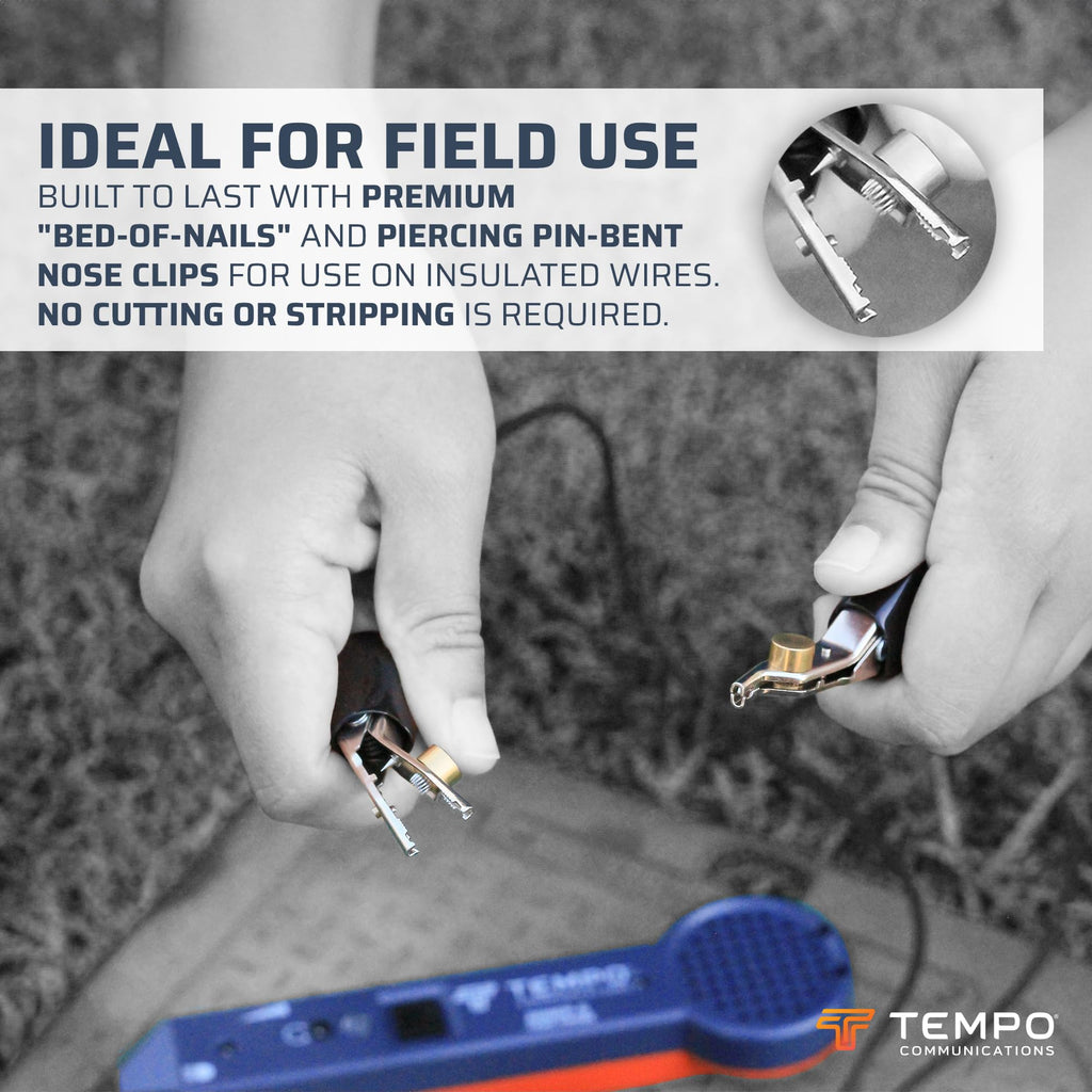TEMPO Station Master Pro Sprinkler Valve Tester and Activator | Activate Solenoids, Chatter Solenoids, Send Tone, Locate Valve Boxes (Pro Grade Model) (24BK)