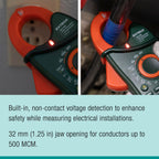 Extech EX623A 600A AC/DC Clamp Meter with IR and Dual Type K