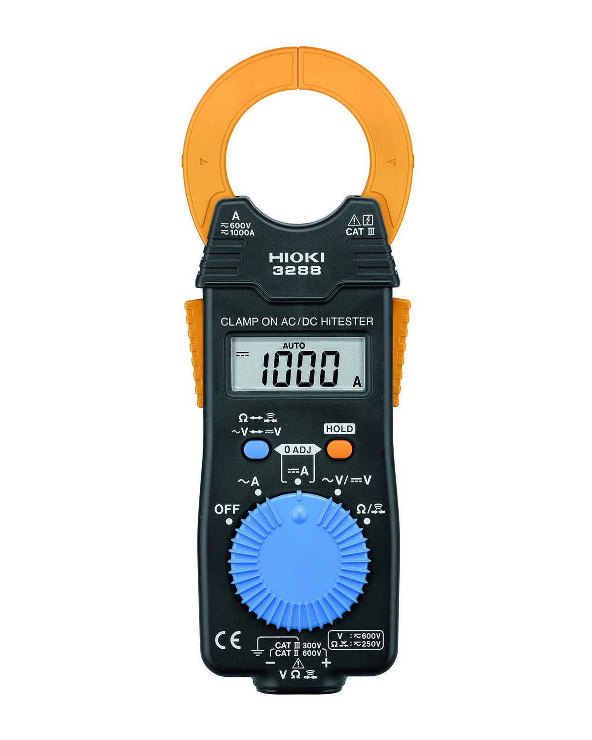 Hioki 3288 FMI Clamp On Meter for AC/DC - 1000A