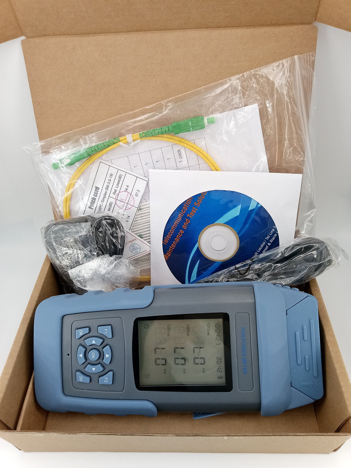 ST805C-B PON Power Meter, Connector: SC/APC, Power: Li-ion rechargeable battery