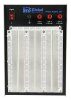 Global Specialties PB-204 Durable Powered Breadboard