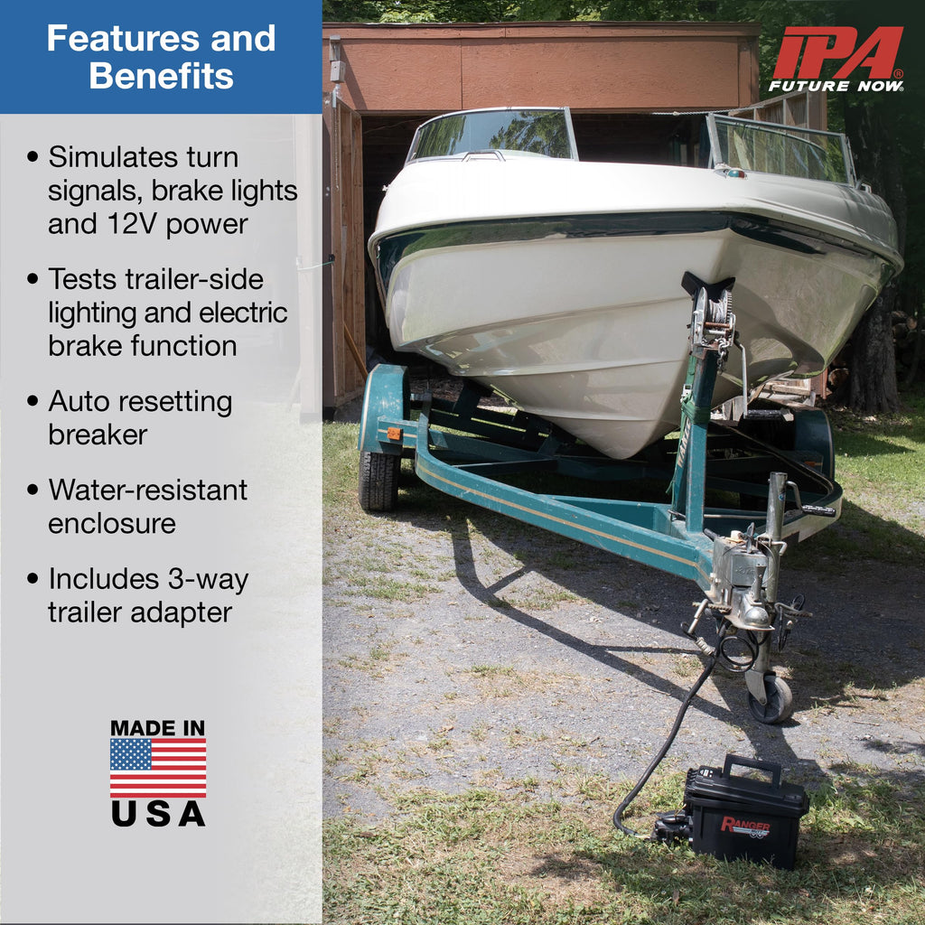 IPA® Light Ranger MUTT® RV Style Trailer Tester Compatible with Milwaukee® M18® Batteries