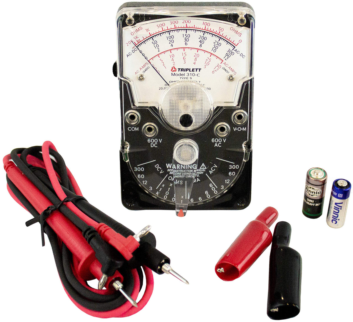 Triplett 3067 Hand-Sized Analog Multimeter for Telco