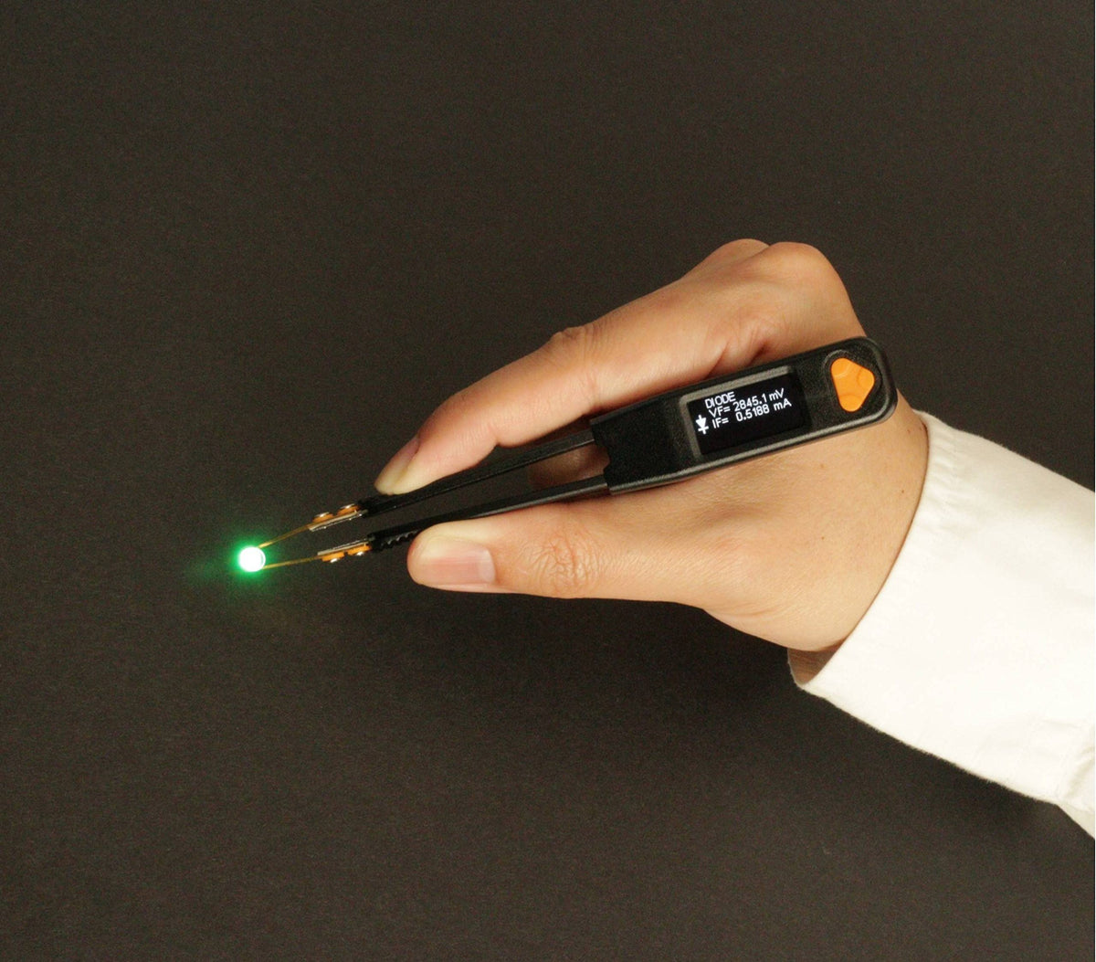 Pro1 Plus - 100KHz LCR Meter with 0.1% Accuracy/LED Tester/ESR Meter/Smart SMD Tweezers/with Spare Test Tips